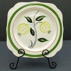 Blue Ridge Southern Potteries Forest Fruit Square Luncheon Plate Small Platter